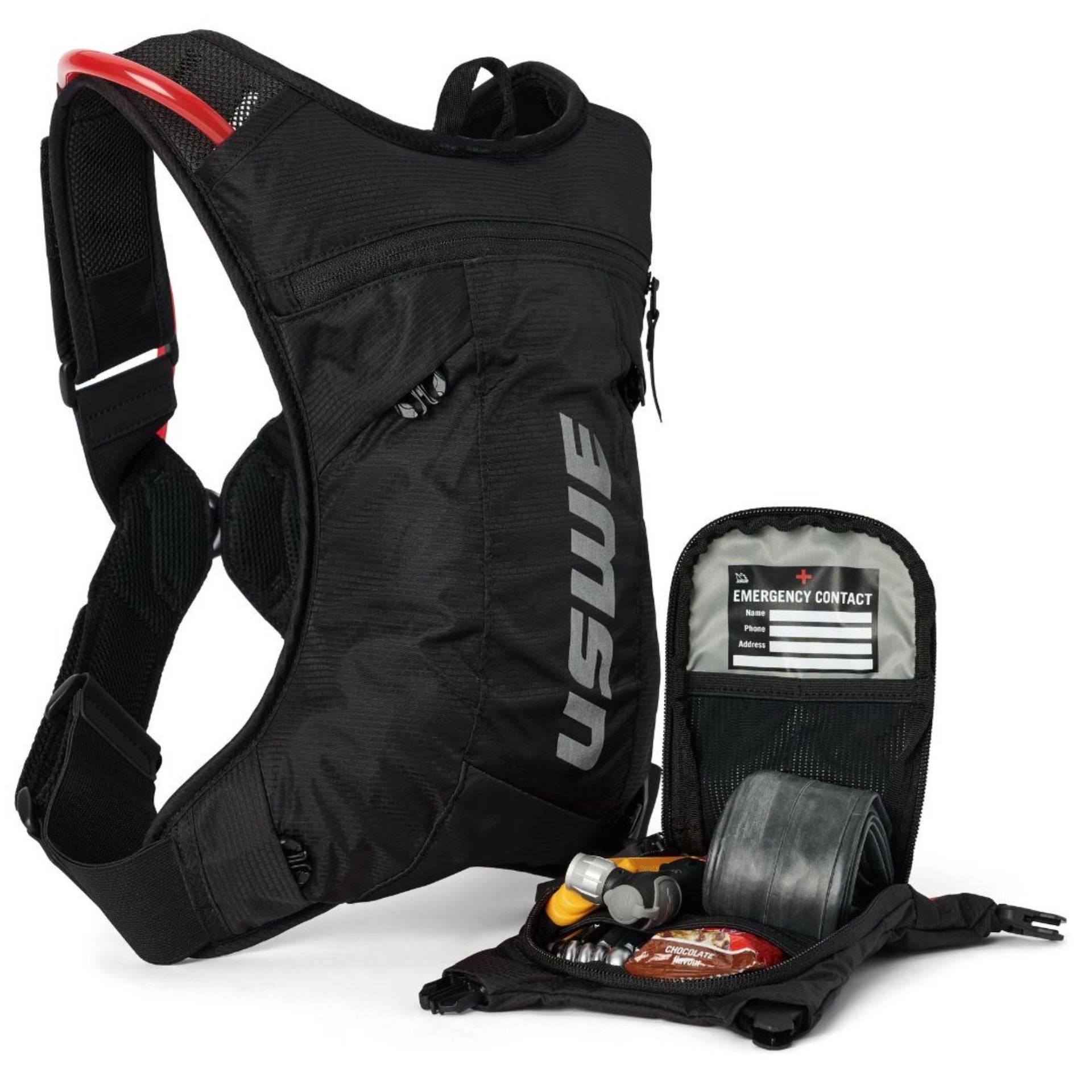 Mochila de Hidratación Uswe Hydro 3L Black para MTB